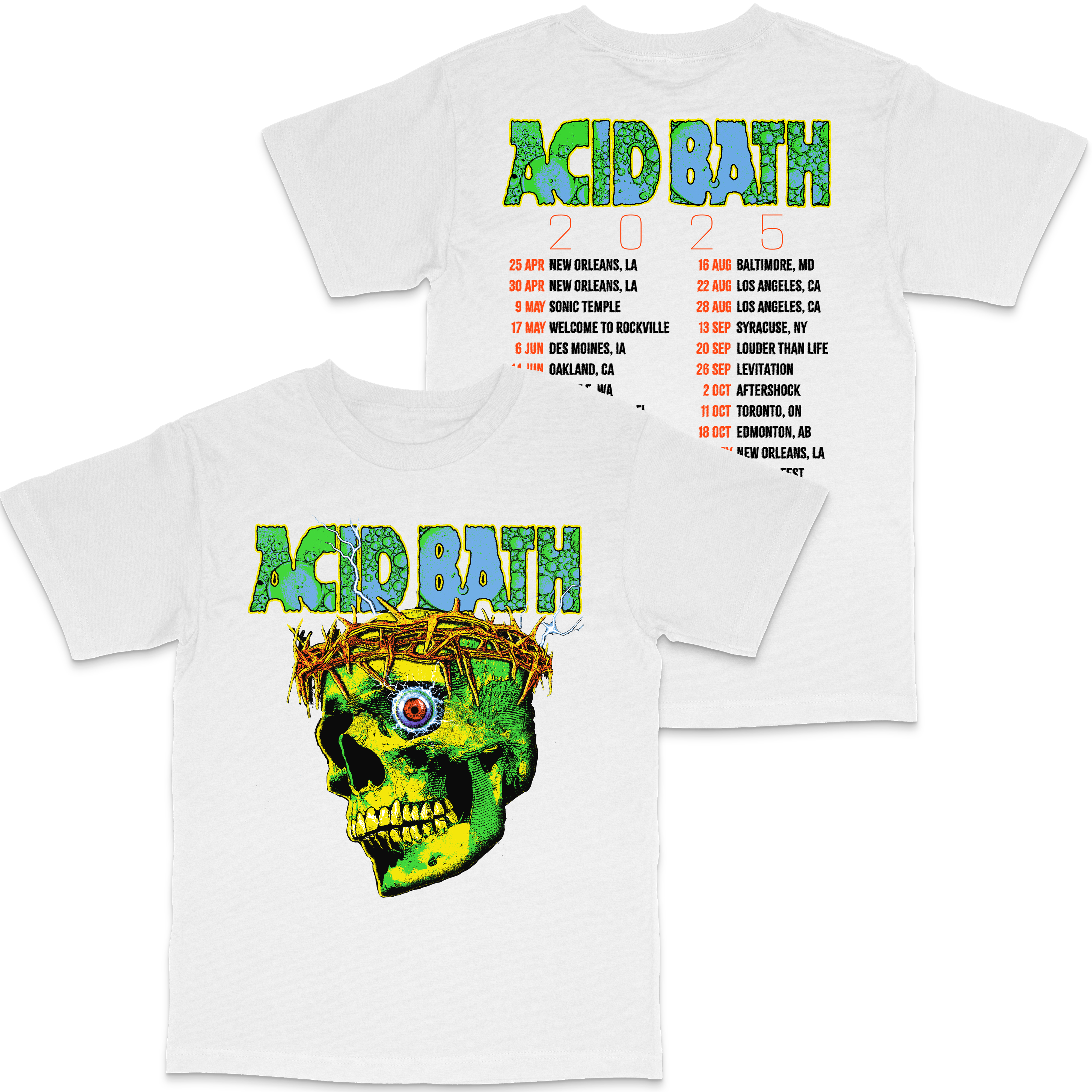 トップス 00s acid bath t-shirt ACID BATH TEE – The Downbeat | Official UK Store 00s acid bath t-shirt