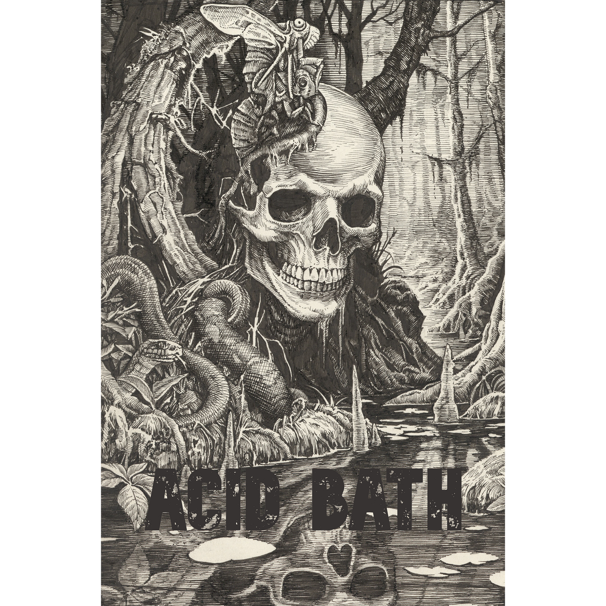 Skull Swamp Poster - 12"x18"