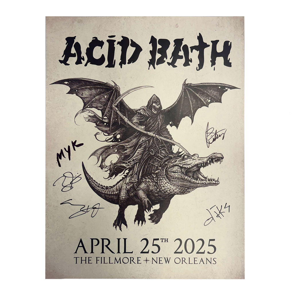 Signed Alligator Reaper Poster - MULTIPLE DATES - 18"x24" - $125
