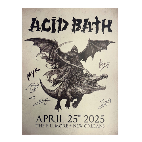 Signed Alligator Reaper Poster - MULTIPLE DATES - 18