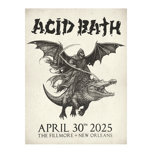 Alligator Reaper Poster - MULTIPLE DATES - 18