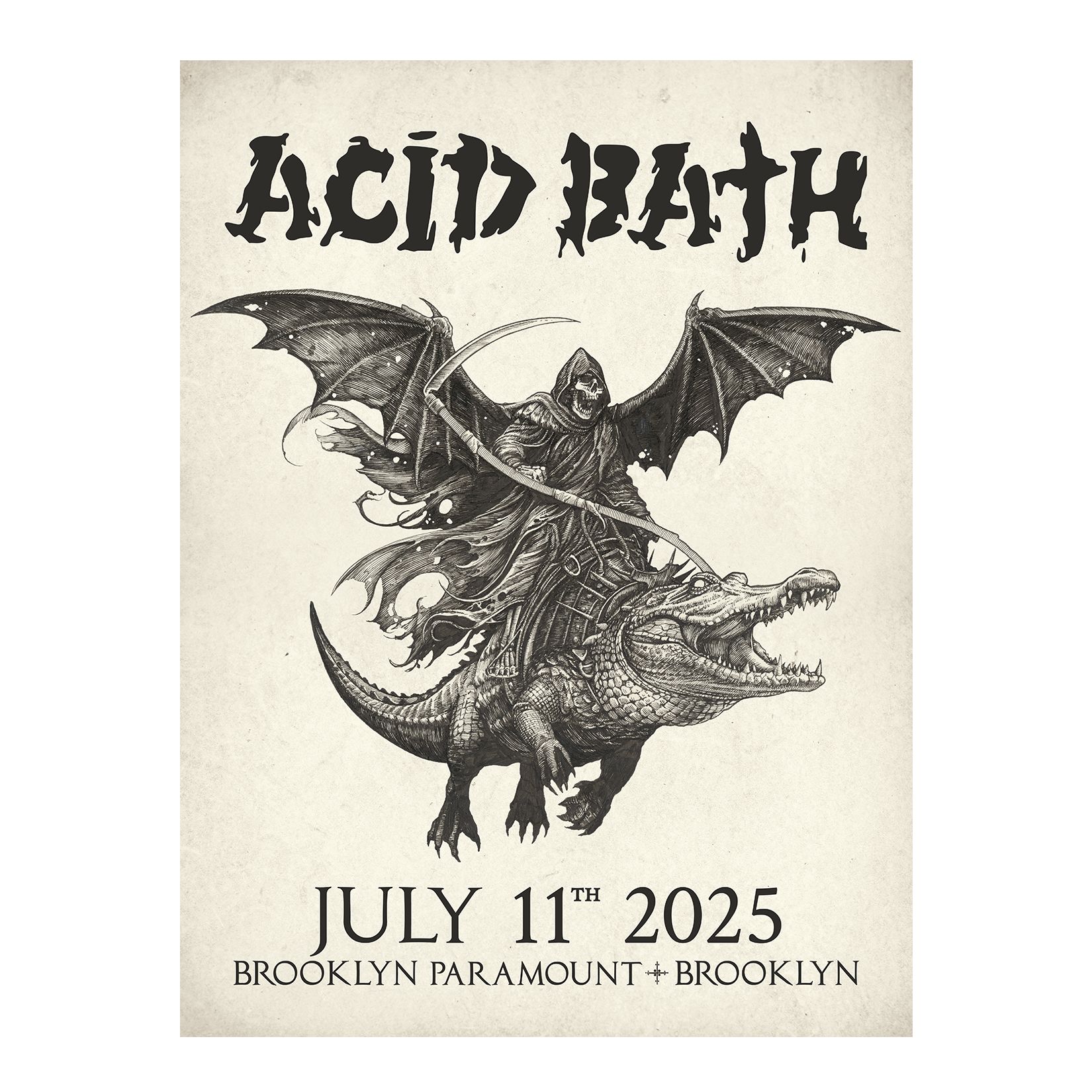 Alligator Reaper Poster - MULTIPLE DATES - 18"x24" - $50.00