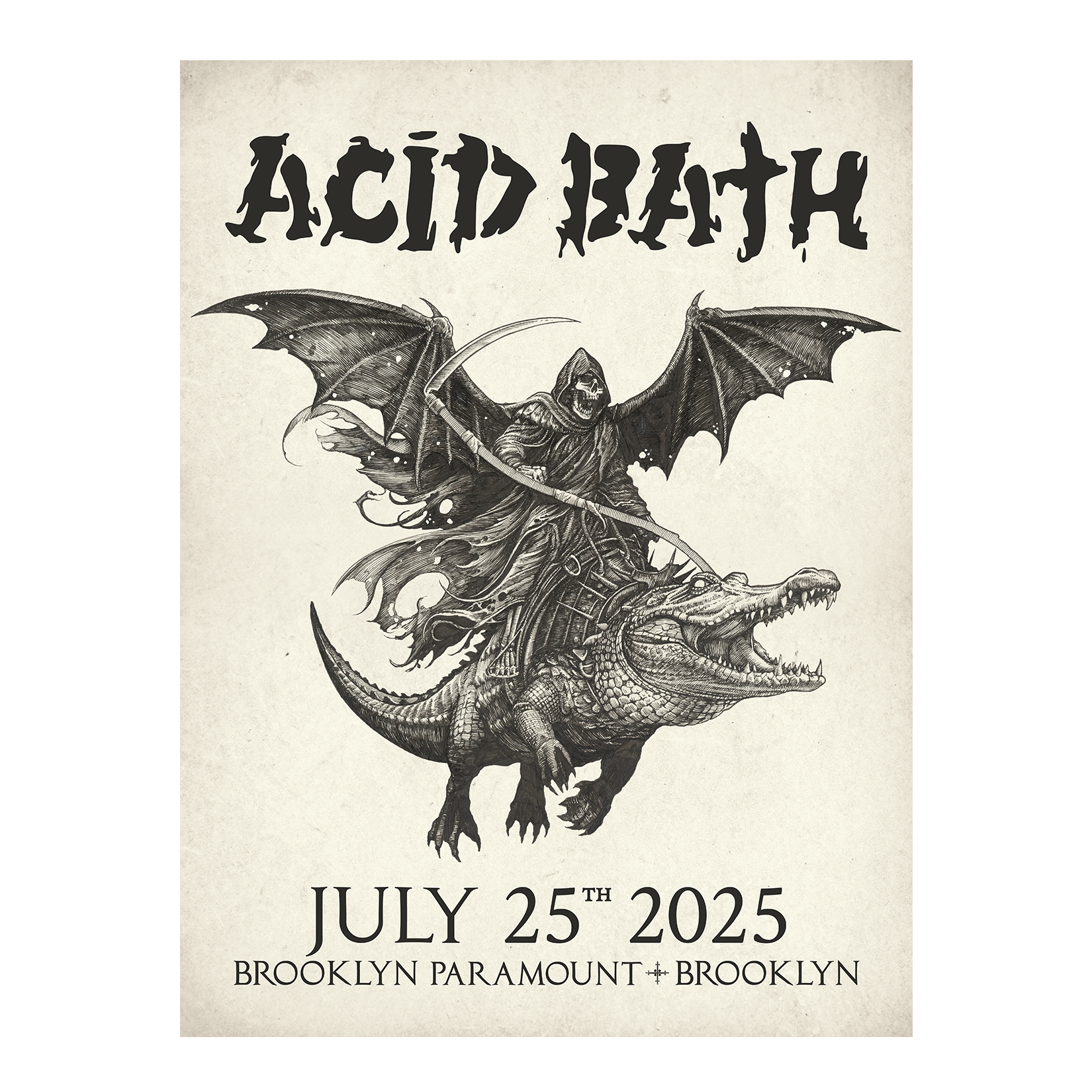 Alligator Reaper Poster - MULTIPLE DATES - 18"x24" - $50.00