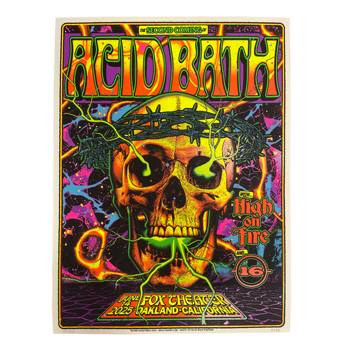 アートポスターNO.8(16650) Second Coming Screenprinted Poster - 6-14-25 Oakland, CA - 18