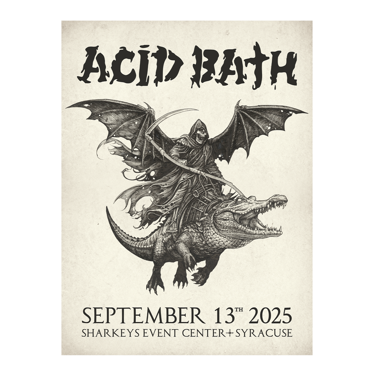 Alligator Reaper Poster - 2025 MULTIPLE DATES - 18"x24" - $50.00