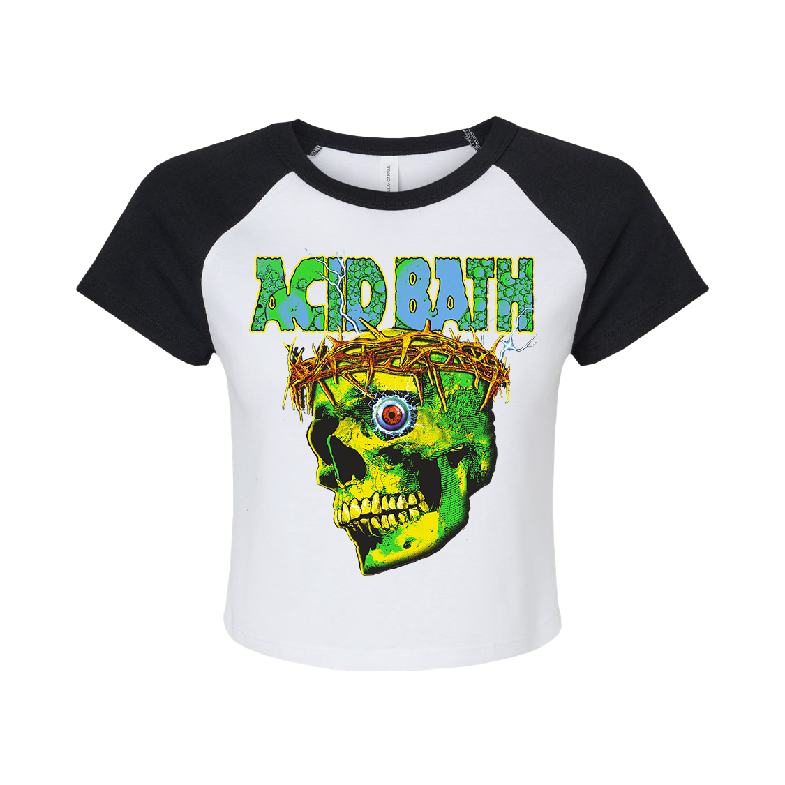 Tour Tee - Womens Crop Raglan