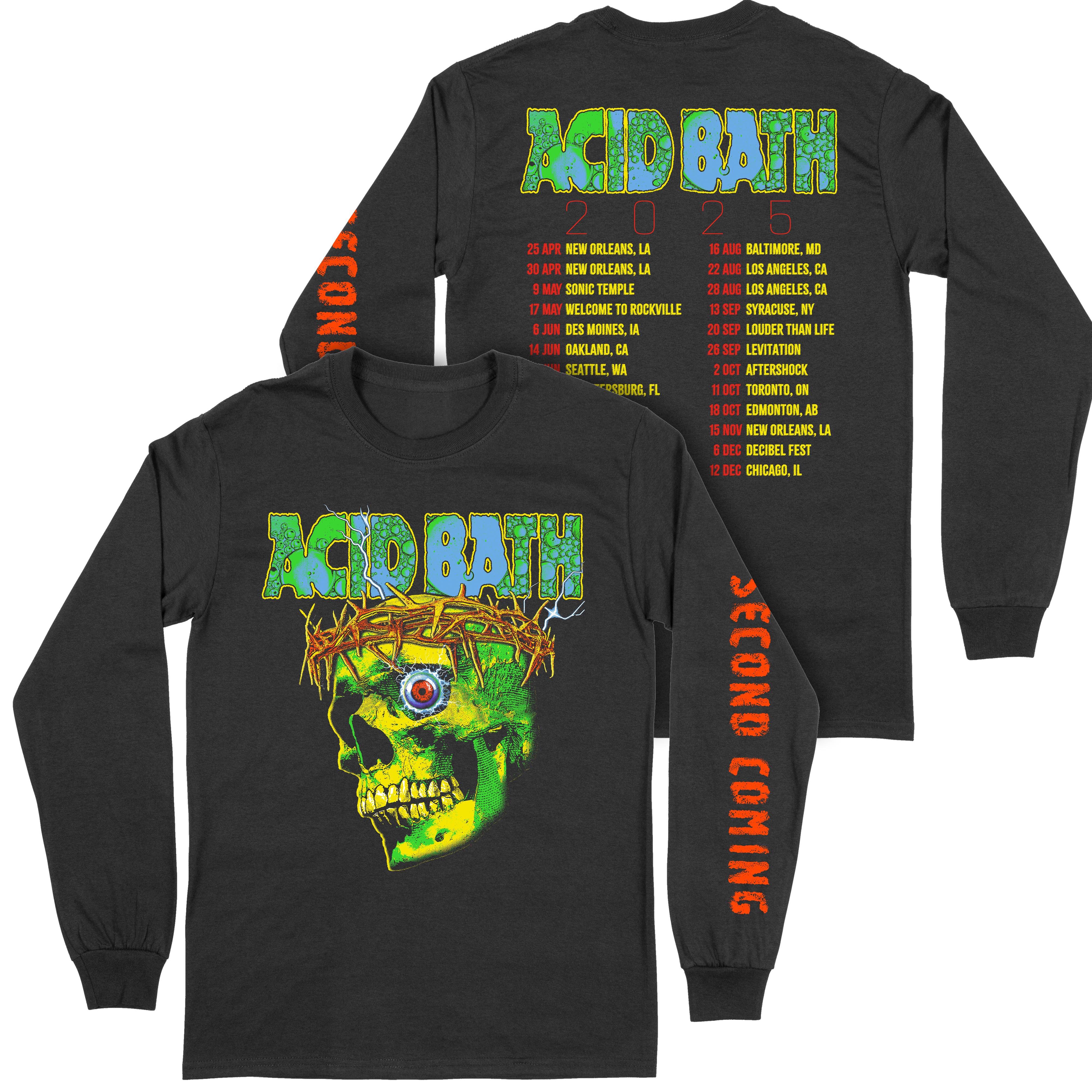 MISBHV THE ACID LONG SLEEVE T-SHIRT | DFK.QC.CA