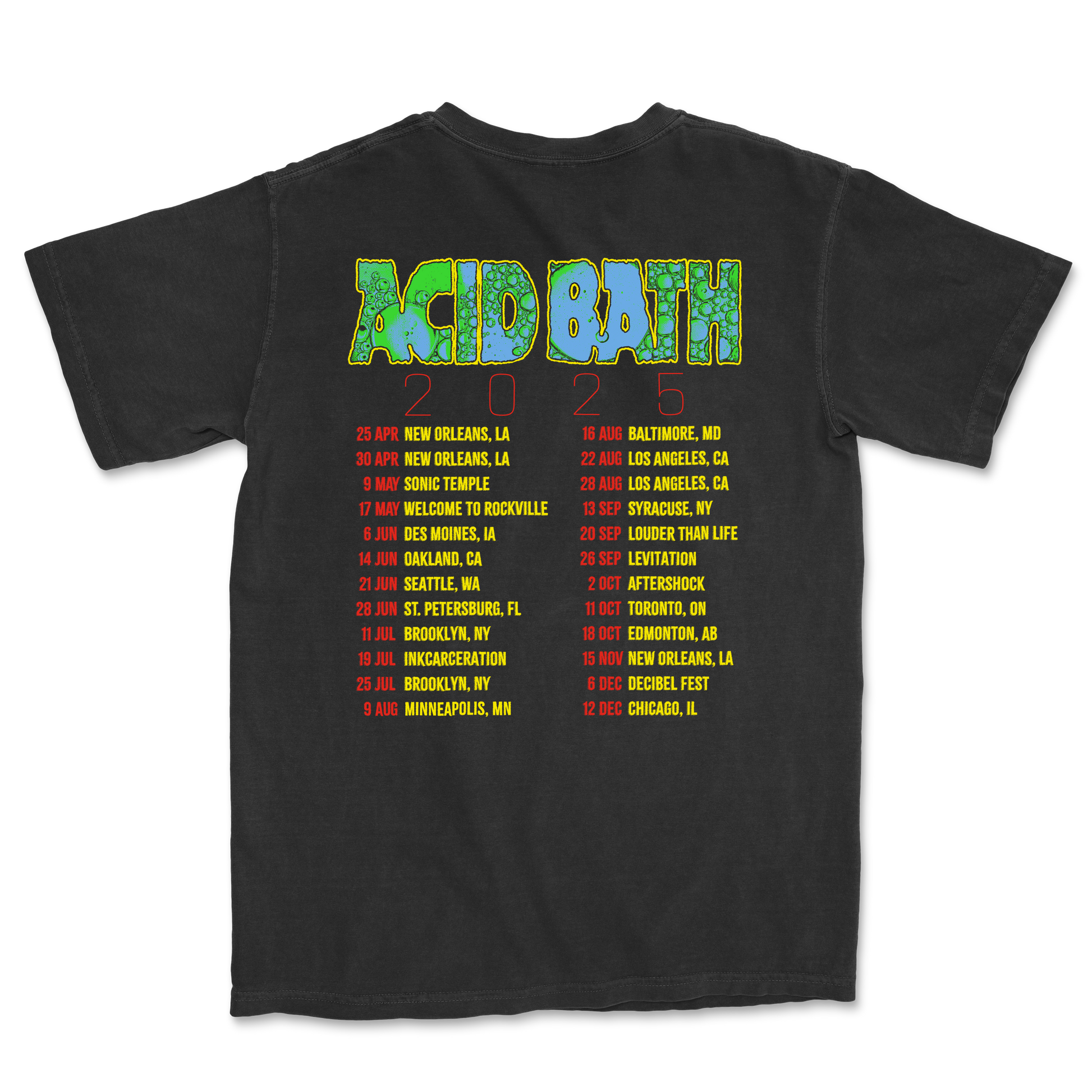 Tour Shirt - Comfort Colors
