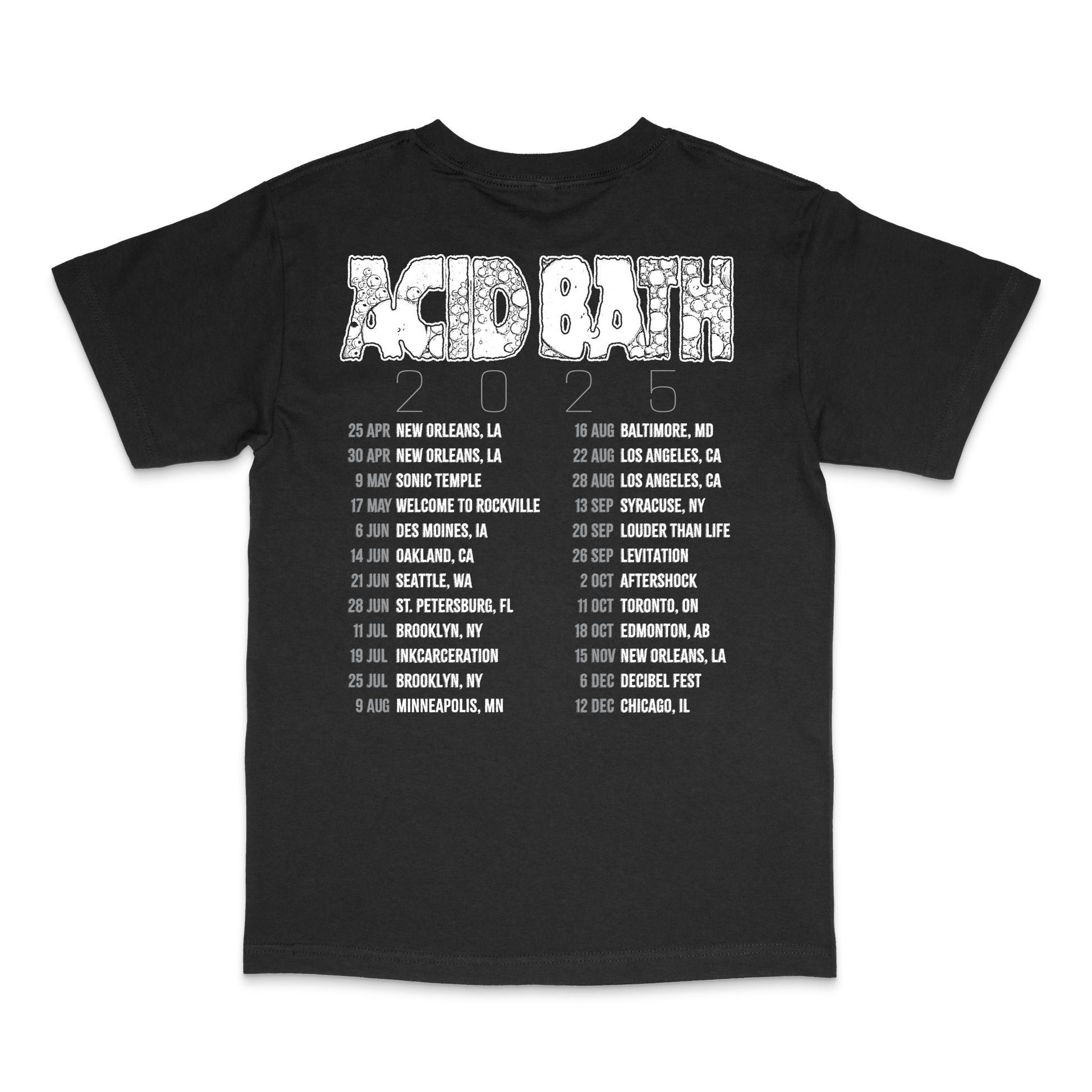 Greyscale Tour Shirt - American Apparel