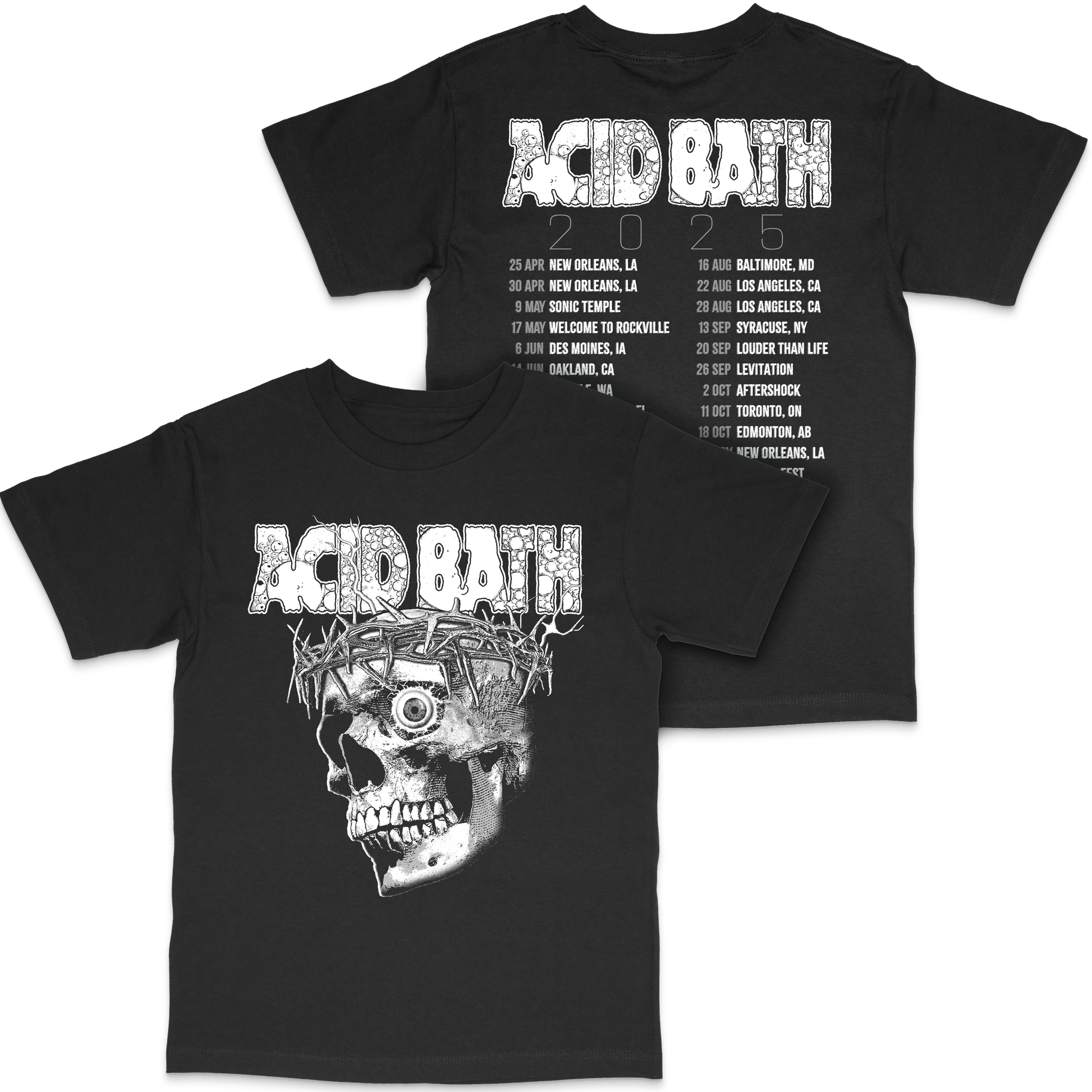 Greyscale Tour Shirt - American Apparel